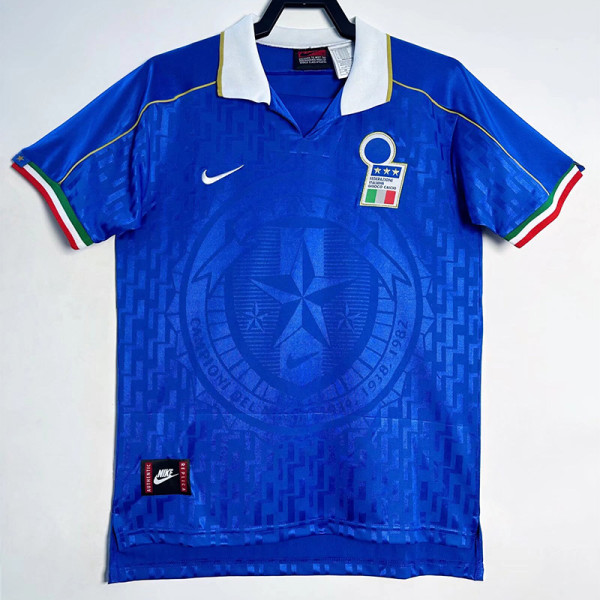 1995 Italy Home Retro Soccer Jersey