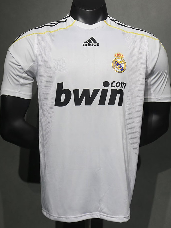 2009-2010 RMA Home Player Version 球员 Retro Soccer Jersey