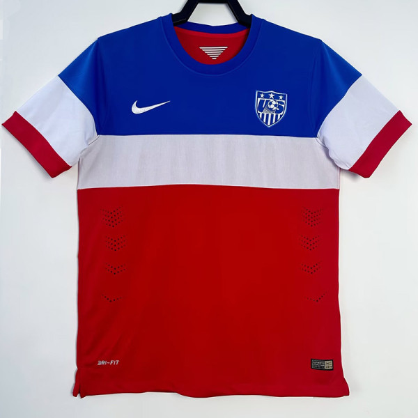 2014 USA Away Retro Soccer Jersey