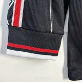 1998-1999 Man Utd Black Long Sleeve Retro Soccer Jersey (长袖)