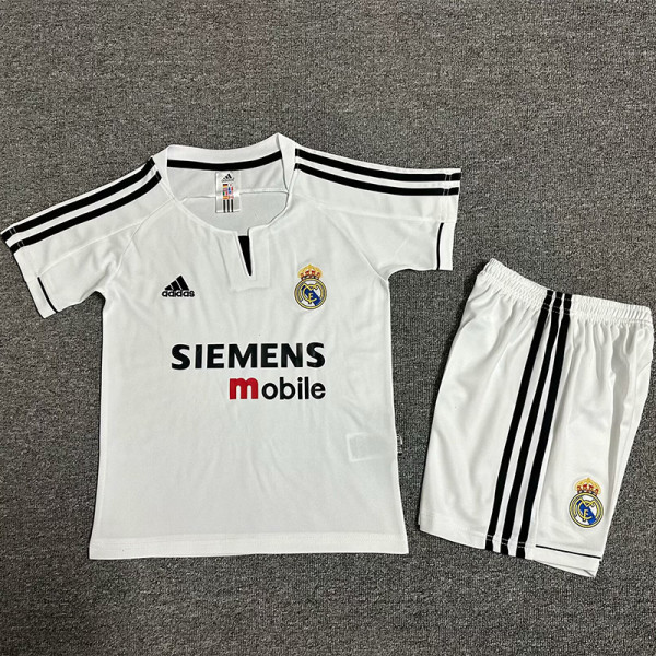 2003-2004 RMA Home Kids Retro Soccer Jersey