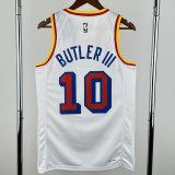 2024-25 WARRIORS BUTLERIII #10 White Retro Top Quality Hot Pressing NBA Jersey