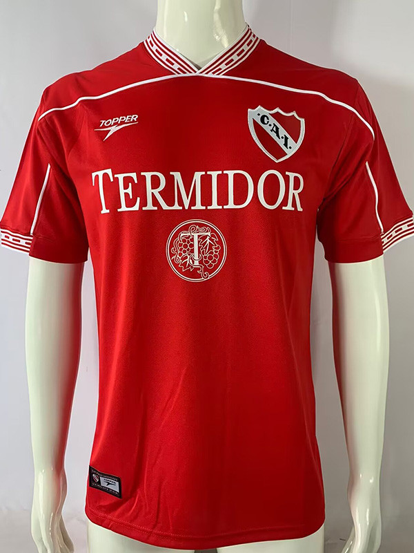 1999-2000 CA Independiente Red Retro Soccer Jersey