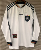 1996 Germany Home Long Sleeve Retro Soccer Jersey (长袖)