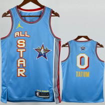 2025-26 ALL-STAR TATUM #0 Light blue Top Quality Hot Pressing NBA Jersey