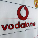 2003-2005 Man Utd Away Long Sleeve Retro Soccer Jersey (长袖)