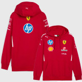 2025 F1 Ferrari Red Hoody(有帽卫衣)
