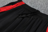 2025-26 Man Utd Black Tank top and shorts suit