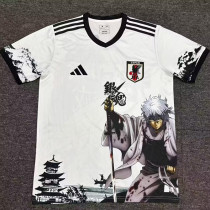 2025-26 Japan White Special Edition Fans Soccer Jersey (银魂)