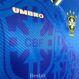 1996 Brazil Away Retro Soccer Jersey