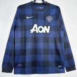 2013-2014 Man Utd Away Long Sleeve Retro Soccer Jersey (长袖)