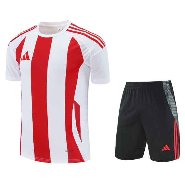 2025 AD White Red Training Short Suit