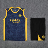2025-26 INT Royal blue Tank top and shorts suit