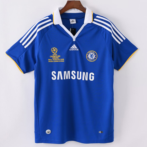 2007-2008 CHE Home Retro Soccer Jersey (带决赛字)