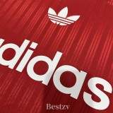 2025 AD Casual Red Fans Training shirts (三叶草)