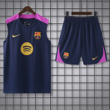 2025-26 BAR Royal blue Tank top and shorts suit