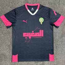 2025-26 Morocco Black Blue Special Edition Fans Training shirts