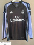 2016-2017 RMA Away Player Version 长袖球员 Long Sleeve Retro Soccer Jersey