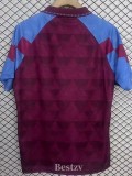 1990 Aston Villa Home Retro Soccer Jersey