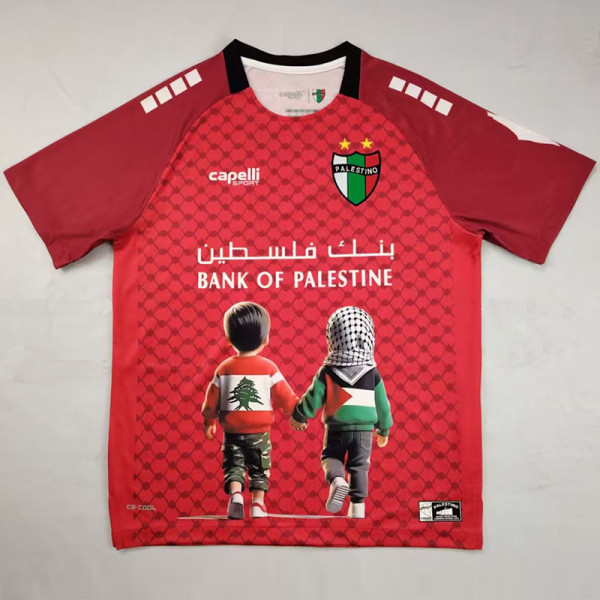 2025-26 Deportivo Palestino Red Special Edition Fans Soccer Jersey