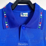 1994 Italy Home Long Sleeve Retro Soccer Jersey (长袖)