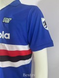 1984-1988 Sampdoria Home Retro Soccer Jersey