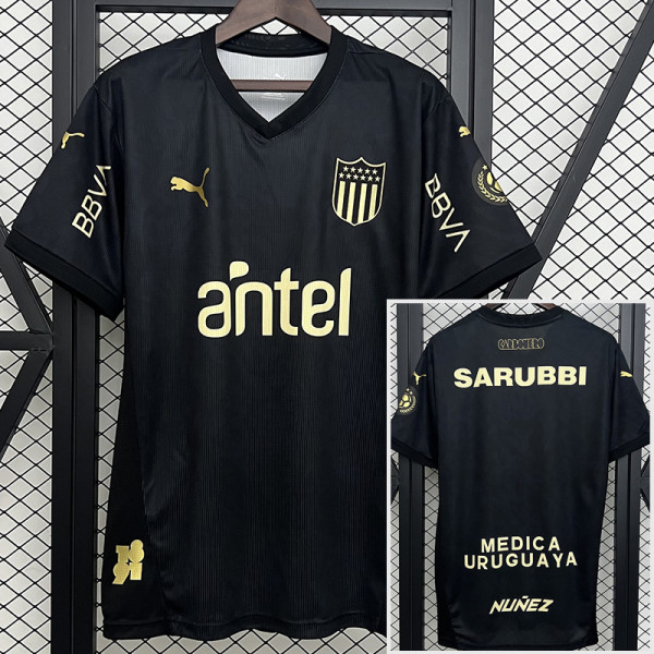 2025-26 Atletico Penarol Black Fans Soccer Jersey