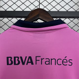 2013-2014 Boca Juniors Pink Long Sleeve Retro Soccer Jersey (长袖)