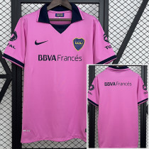2013-2014 Boca Juniors Pink Retro Soccer Jersey