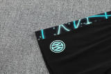 2025-26 INT Black blue Tank top and shorts suit