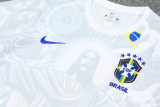 2025-26 Brazil White Training Short Suit