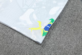 2025-26 Brazil White Training Short Suit