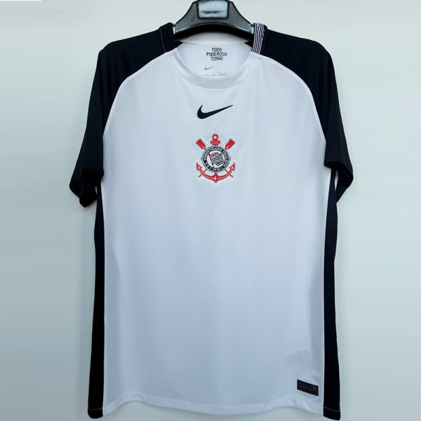 2025-26 Corinthians Home 1:1 Fans Soccer Jersey