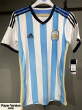 2014 Argentina Home Player Version 球员 Retro Soccer Jersey