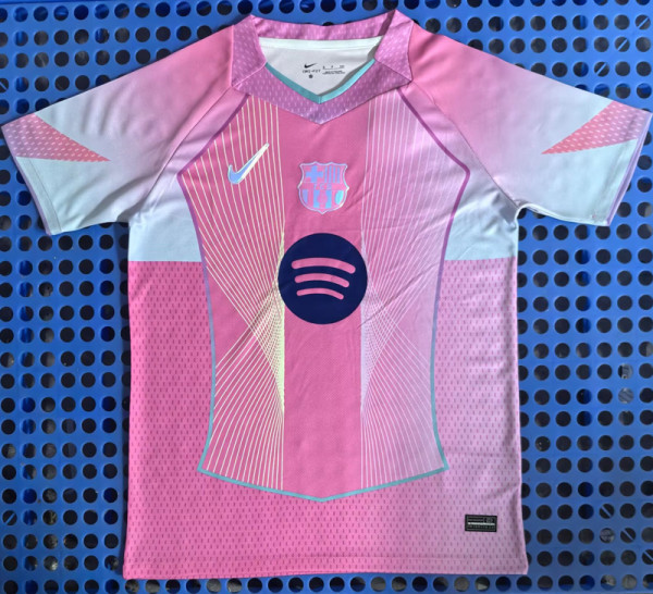 2025-26 BAR Pink Concept Edition Training shirts (胶标)