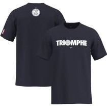 2025 PSG Black High Quality Casual T-Shirt #圆领
