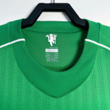 2007-2008 Man Utd Green Goalkeeper Long Sleeve Retro Soccer Jersey (长袖)