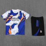 2025-26 RMA White blue Training Short Suit
