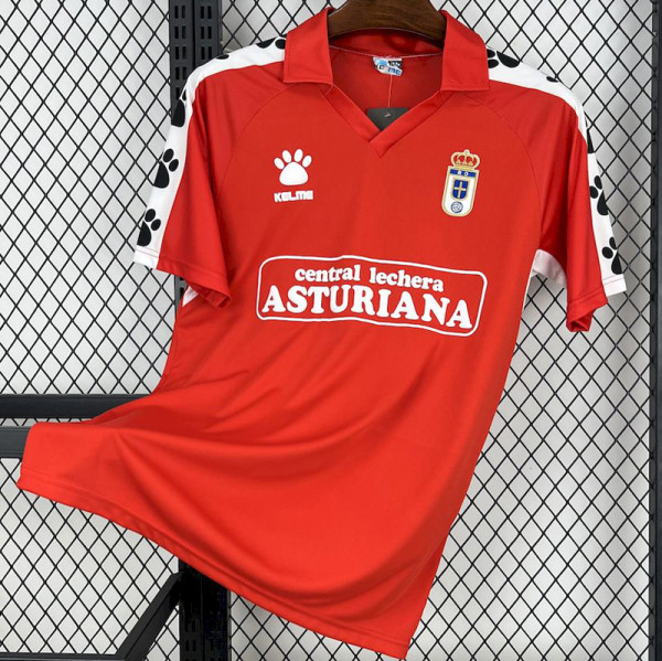 1990-1991 Real Oviedo Away Retro Soccer Jersey