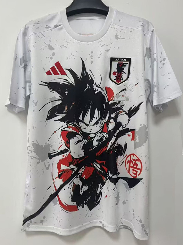 2025-26 Japan White Special Edition Fans Soccer Jersey (小悟空)