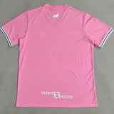2025-26 Morocco Pink Training shirts (白袖边)