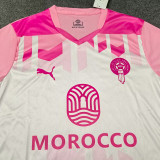 2025-26 Morocco Pink White Special Edition Training shirts (英文)