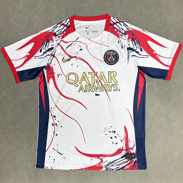 2025-26 PSG White Special Edition Fans Training shirts