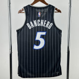 2025-26 Magic BANCHERO #5 Black Top Quality Hot Pressing NBA Jersey (Trapeze Edition) 飞人版