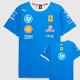 2025 F1 Ferrari Blue T-Shirts Racing Suit (圆领)