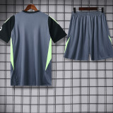 2025-26 RMA Grey Black GoalKeeper (Suit) Soccer Jersey