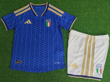 2026-27 Italy Home Kids Player Version Soccer Jersey (球员童装)