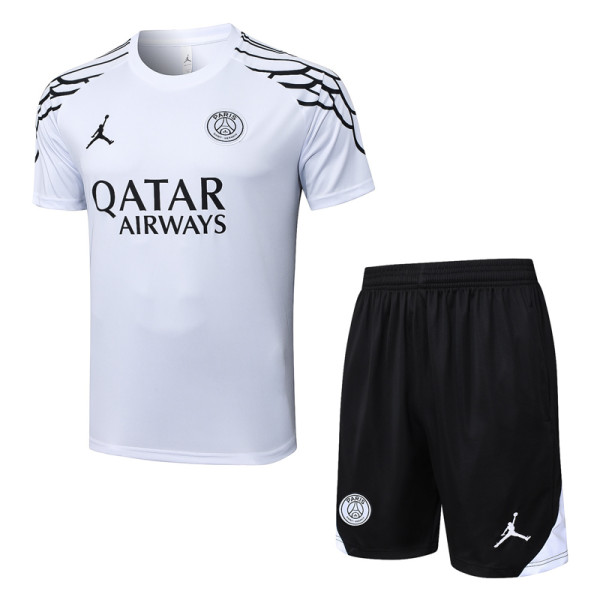 2025-26 PSG Jordan White Training Short Suit # D25210