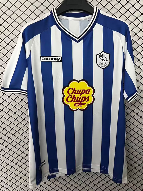 2001 Sheffield Wednesday Home Retro Soccer Jersey