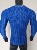 2026-27 Italy Home Long Sleeve Player Version Soccer Jersey (长袖球员)